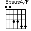 Ebsus4/F