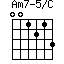 Am7-5/C