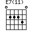 E7(11)