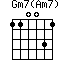 Gm7(Am7)