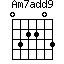 Am7(add9)