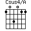 Csus4/A