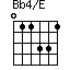 Bb4/E