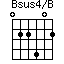 Bsus4/B