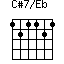 C#7/Eb