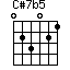 C#7b5