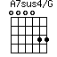 A7sus4/G=000033_1