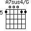 A7sus4/G=100011_5