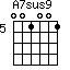 A7sus9=001001_5