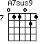 A7sus9=011021_7