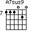A7sus9=111020_7