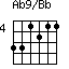 Ab9/Bb=331211_4