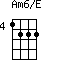 Am6/E=1222_4