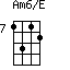 Am6/E=1312_7