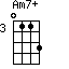 Am7+=0113_3