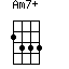 Am7+=2333_1