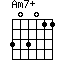 Am7+=303011_1