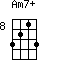 Am7+=3213_8
