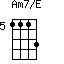 Am7/E=1113_5