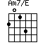 Am7/E=2013_1