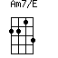 Am7/E=2213_1