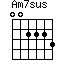 Am7sus=002223_1