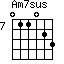 Am7sus=011023_7