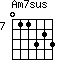 Am7sus=011323_7