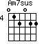Am7sus=012022_4