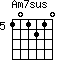 Am7sus=101210_5