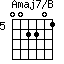 Amaj7/B=002201_5