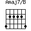Amaj7/B=422224_1