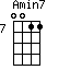 Amin7=0011_7