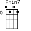 Amin7=0101_0