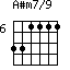 A#m7/9=331111_6