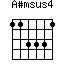 A#msus4=113331_1