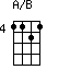 A/B=1121_4