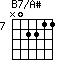 B7/A#=N02211_7