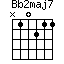 Bb2maj7=N10211_1