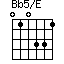 Bb5/E=010331_1