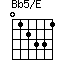Bb5/E=012331_1