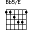 Bb5/E=112331_1