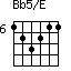 Bb5/E=123211_6
