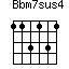 Bbm7sus4=113131_1