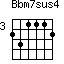 Bbm7sus4=231112_3