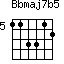 Bbmaj7b5=113312_5