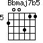 Bbmaj7b5=200311_5