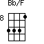 Bb/F=3331_8