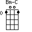 Bm-C=1001_0