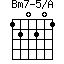 Bm7-5/A=120201_1